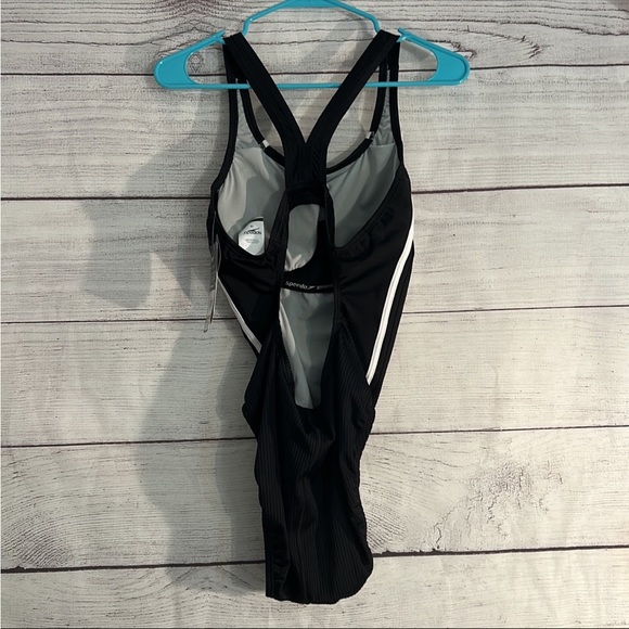 Speedo Rib Quantum Splice One Piece Swimsuit Size 14 - Picture 12 of 12